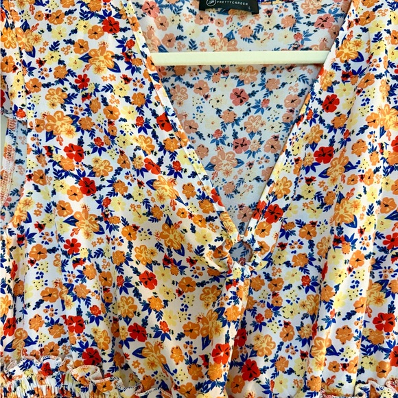 Floral Ruffle Dress - Picture 2 of 3